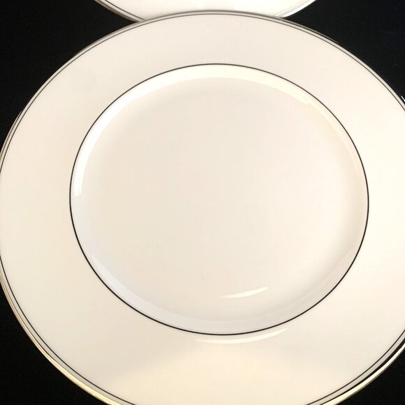 4 Waterford Kilbarry Platinum Dinner Plates Fine Bone China 10 3/4" Multi Avail - Picture 3 of 10